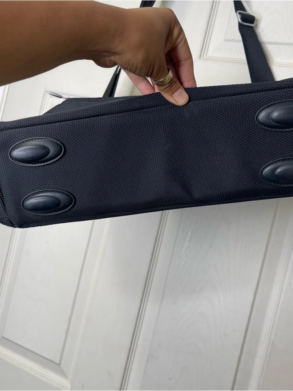 Tumi T3 Flip Flap Brief Laptop Briefcase Messenger Bag
